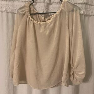 Cream Blouse